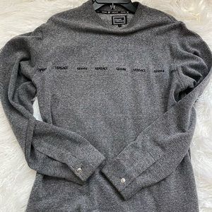 - Gianni Versace grey long sleeve shirt